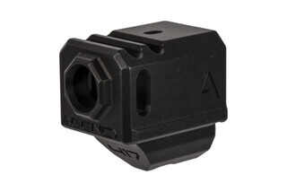 The Agency Arms 417 Gen 4 Glock compensator features a two chamber design for an effective decrease in muzzle rise